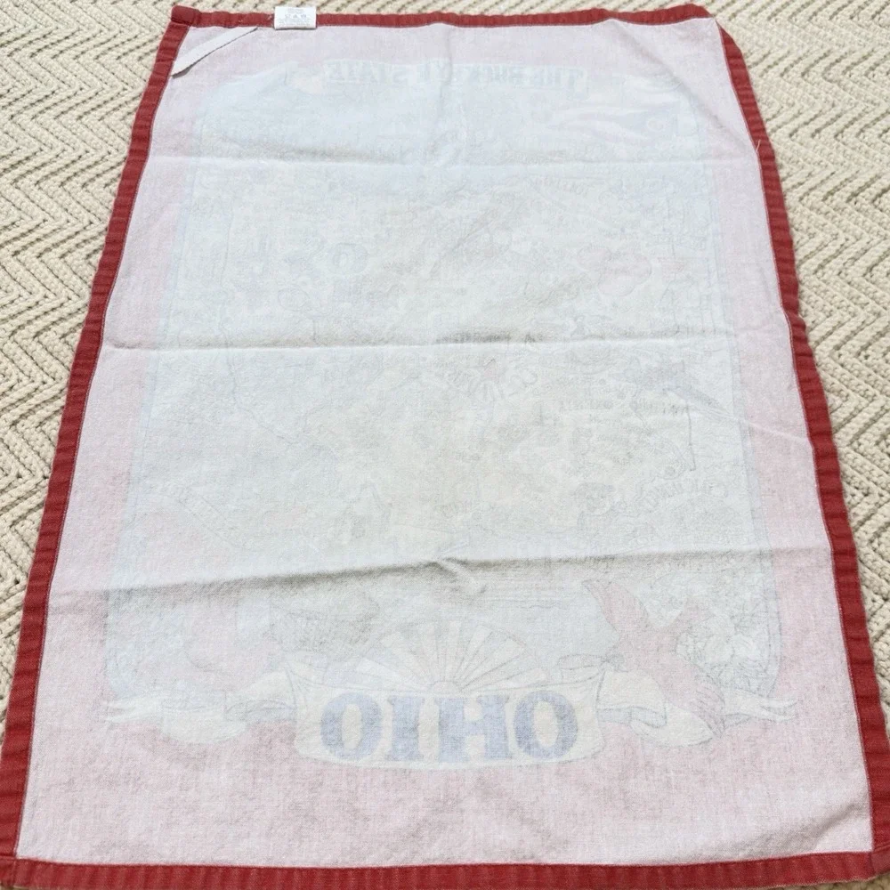 Kay Dee Designs Ohio The Buckeye State Poster Style Tea Towel‎ Hanging Decor